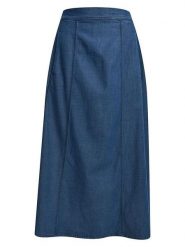 Smith & Soul Spódnica dżinsowa w kolorze niebieskim rozmiar: L. Niebieskie spódnice Smith & Soul, l, bez wzorów, midi. Za 195.99 zł.