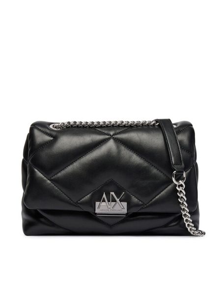 Armani Exchange Torebka XW000355 AF26568 UC001 Czarny. Czarne listonoszki Armani Exchange, bez wzorów, ze skóry, bez dodatków. Za 704.99 zł.