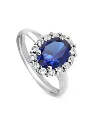 OR Carats Złoty pierścionek z kamieniami szlachetnymi rozmiar: 60. Niebieskie pierścionki OR Carats, z szafirem, złote. Za 1,188.82 zł.