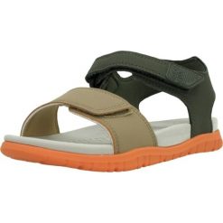 Sandały GIOSEPPO 74466G Zielony. Zielone sandały Gioseppo, bez wzorów, z syntetyku, bez obcasa, bez zapięcia. Za 150.99 zł.