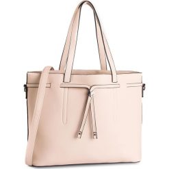 Torebka JENNY FAIRY - RH0622 Beige 1. Brązowe shopper Jenny Fairy, bez wzorów, ze skóry ekologicznej, bez dodatków. Za 99.99 zł.