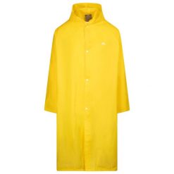 Kurtka Przeciwdeszczowa Unisex Dla Dorosłych Łatwe Pakowanie It May Rain. Żółte kurtki sportowe Trespass, uniwersalny, bez wzorów, bez kaptura, trekkingowe. Za 54.99 zł.