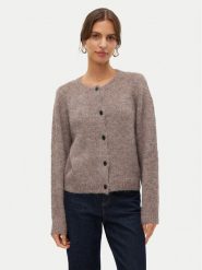 Vero Moda Kardigan Novah 10320496 Brązowy Regular Fit. Brązowe kardigany Vero Moda, l, bez wzorów, z syntetyku. Za 189.99 zł.