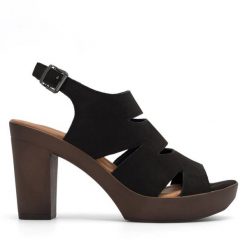 Sandały Lasocki. Brązowe sandały Lasocki, bez wzorów, bez obcasa, na słupku, bez zapięcia. Za 199.99 zł.