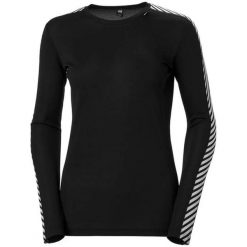 Bluza damska Helly Hansen lifa crew. Czarne bluzy Helly Hansen, m, bez wzorów, bez kaptura. Za 191.00 zł.