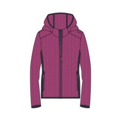Bluza damska turystyczna CMP 34H2876. Fioletowe bluzy CMP, bez wzorów, z materiału, z kapturem. Za 274.15 zł.