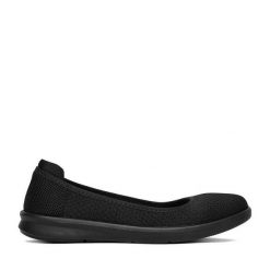 Baleriny JENNY. Czarne baleriny Jenny, bez wzorów, bez obcasa. Za 79.99 zł.