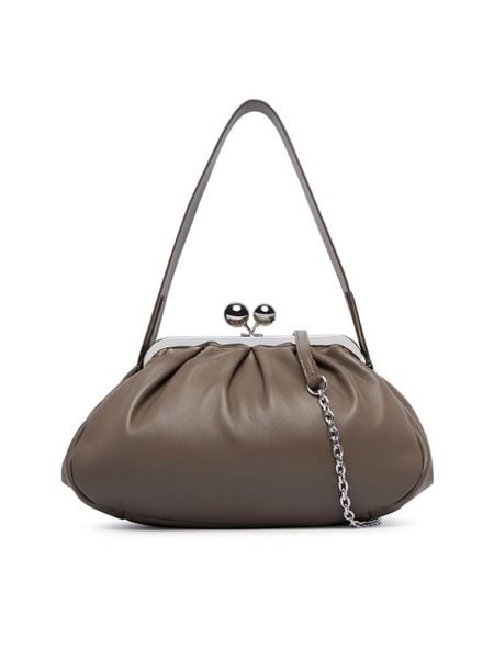 Weekend Max Mara Torebka Cubico 2625516124600 Khaki. Brązowe torebki klasyczne Weekend Max Mara, bez wzorów, ze skóry, bez dodatków. Za 1,839.00 zł.