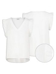 Eight2Nine Bluzka w kolorze białym rozmiar: S. Białe bluzki Eight2Nine, s, bez wzorów, bez kołnierzyka, bez ramiączek. Za 82.99 zł.