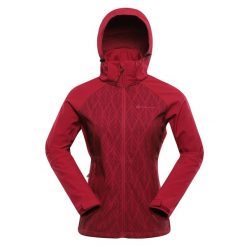 Kurtka softshell damska Alpine Pro Hoora. Czerwone kurtki sportowe Alpine Pro, s, bez wzorów, z softshellu, bez kaptura, trekkingowe. Za 369.00 zł.