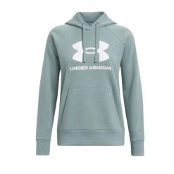 Bluza Damska Z Kapturem Sportowa Under Armour Rival Fleece Big Logo Hdy. Zielone bluzy Under Armour, m, bez wzorów, z bawełny, z kapturem. Za 281.05 zł.