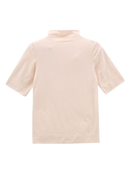 Jeanne Baret Koszulka "Navarino" w kolorze kremowym rozmiar: 38. Brązowe bluzki Jeanne Baret, bez wzorów, z wełny, bez kołnierzyka, bez ramiączek. Za 206.91 zł.