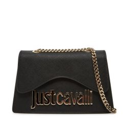 Torebka Just Cavalli. Czarne torebki klasyczne Just Cavalli, bez wzorów, bez dodatków. Za 459.99 zł.