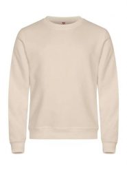 Clique Basic Roundneck bluza unisex z okrągłym dekoltem, materiał antymechacący. Zielone bluzy CLIQUE, l, bez wzorów, z bawełny, bez kaptura. Za 158.26 zł.