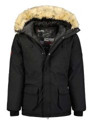 Canadian Peak Parka "Claudeak" w kolorze czarnym rozmiar: M. Czarne parki Canadian Peak, m, bez kaptura. Za 237.73 zł.