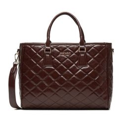 Torebka Nine West. Brązowe torebki klasyczne Nine West, bez wzorów, bez dodatków. Za 249.99 zł.
