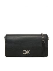 Calvin Klein Torebka Ck Mini Conv Chain Bag K60K612806 Czarny. Czarne listonoszki Calvin Klein, bez wzorów, ze skóry, bez dodatków. Za 279.99 zł.