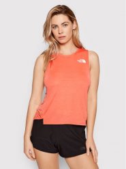 The North Face Top Up With The Sun NF0A538V Pomarańczowy Regular Fit. Brązowe topy The North Face, m, bez wzorów, z syntetyku, bez kołnierzyka, bez ramiączek. Za 119.99 zł.