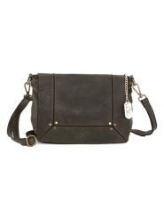 Anna Morellini Skórzana torebka "Leandra" w kolorze khaki - 25 x 17 x 8 cm rozmiar: onesize. Brązowe torby na ramię Anna Morellini, bez wzorów, z materiału, na ramię, bez dodatków. Za 369.99 zł.