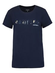 Icepeak Koszulka "Meredith" w kolorze granatowym rozmiar: S. Niebieskie bluzki Icepeak, s, bez wzorów, z bawełny, bez kołnierzyka, bez ramiączek. Za 45.45 zł.
