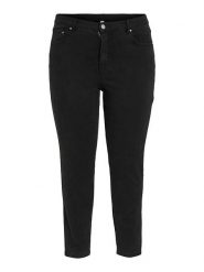Vila Dżinsy - Skinny fit - w kolorze czarnym rozmiar: 46. Czarne jeansy Vila, z aplikacjami. Za 96.83 zł.