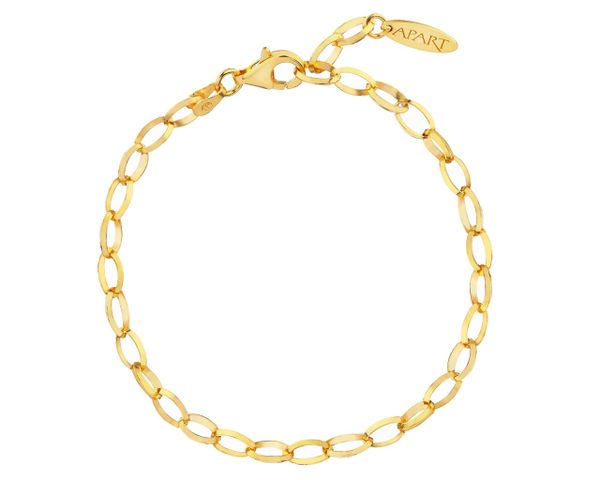 Bransoletka srebrna charms. Szare bransoletki Apart, pozłacane. Za 209.00 zł.