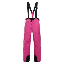 Spodnie damskie narciarskie snowboardowe 10.000 Alpine Pro Edesa 2. Czerwone spodnie narciarskie Alpine Pro, bez wzorów, narciarskie. W wyprzedaży za 629.00 zł.