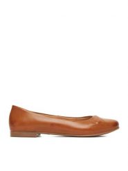 Lasocki Baleriny CEO-RST-ERICA-61 Beżowy. Brązowe baleriny Lasocki, bez wzorów, ze skóry, bez obcasa. Za 149.99 zł.