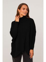 Soft Cashmere Golf w kolorze czarnym rozmiar: 38/40. Czarne golfy Soft Cashmere, bez wzorów, z kaszmiru, bez ramiączek. Za 152.98 zł.