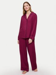 Triumph Piżama Amourette Jacquard 10225073 Bordowy Relaxed Fit. Czerwone piżamy Triumph, bez wzorów, z wiskozy, bez ramiączek. Za 249.99 zł.