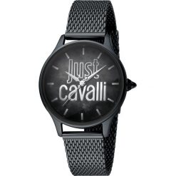 Just Cavalli - Zegarek JC1L032M0135. Czarne zegarki Just Cavalli, szklane. W wyprzedaży za 359.90 zł.
