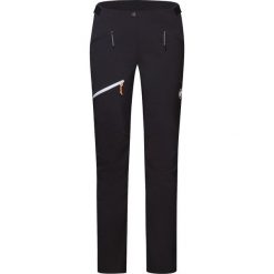 Spodnie softshell damskie Mammut Taiss SO. Czarne spodnie narciarskie Mammut, xs, bez wzorów, z softshellu, trekkingowe. Za 679.99 zł.
