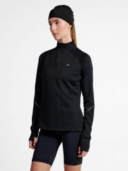 Damska bluza z półzamkiem Newline Power. Czarne bluzy Newline, l, bez wzorów, z materiału, bez kaptura. Za 249.00 zł.