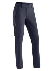 Maier Sports Spodnie funkcyjne Zipp-Off "Nata" w kolorze granatowym rozmiar: 36. Niebieskie spodnie dresowe Maier Sports, bez wzorów, z materiału, outdoorowe. Za 237.73 zł.