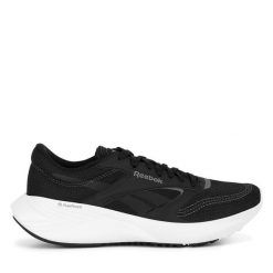Buty do biegania Reebok. Czarne obuwie sportowe Reebok, bez zapięcia, do biegania. Za 223.99 zł.