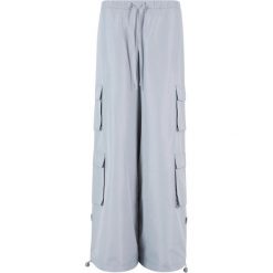 Spodnie Cargo Damskie Ripstop. Szare spodnie dresowe Urban Classics, bez wzorów. Za 211.99 zł.