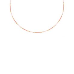 Naszyjnik z koralowymi japońskimi koralikami Miyuki. Pomarańczowe naszyjniki Lilou, ze stali. Za 259.00 zł.