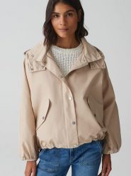 OPUS Kurtka przejściowa w kolorze beżowym rozmiar: 38. Brązowe kurtki Opus, bez wzorów, bez kaptura. Za 304.99 zł.