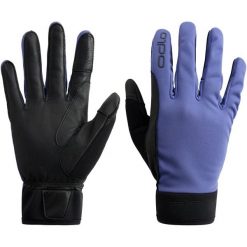 Rękawice Odlo Gloves full finger NORDIC LIGHT. Fioletowe rękawiczki Odlo, bez wzorów, sportowe. Za 279.99 zł.