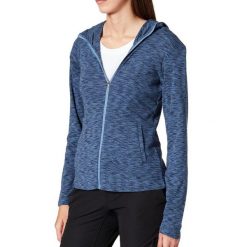 Bluza trekkingowa damska Columbia Outer Spaced Full Zip. Niebieskie bluzy Columbia, bez wzorów, z bawełny, bez kaptura. Za 206.85 zł.