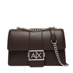 Torebka Armani Exchange. Brązowe torebki klasyczne Armani Exchange, bez wzorów, bez dodatków. Za 679.99 zł.