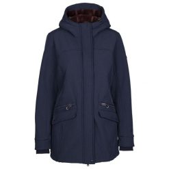 Trespass Anza - Damska kurtka softshellowa Navy Marl. Niebieskie kurtki sportowe Trespass, bez wzorów, z softshellu, bez kaptura. Za 399.99 zł.