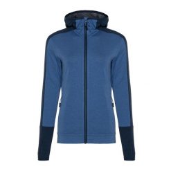 Bluza damska CMP Fix Hood. Niebieskie bluzy CMP, xs, bez wzorów, bez kaptura. Za 239.99 zł.