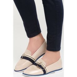 Beżowe Mokasyny Believe in Magic. Brązowe mokasyny Born2be, bez wzorów, z materiału, bez obcasa. Za 49.99 zł.