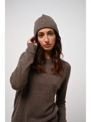 AUTHENTIC CASHMERE Kaszmirowy sweter "Ecrin" w kolorze brązowym rozmiar: XXL. Brązowe swetry AUTHENTIC CASHMERE, xxl, bez wzorów, z kaszmiru, bez ramiączek. Za 347.81 zł.