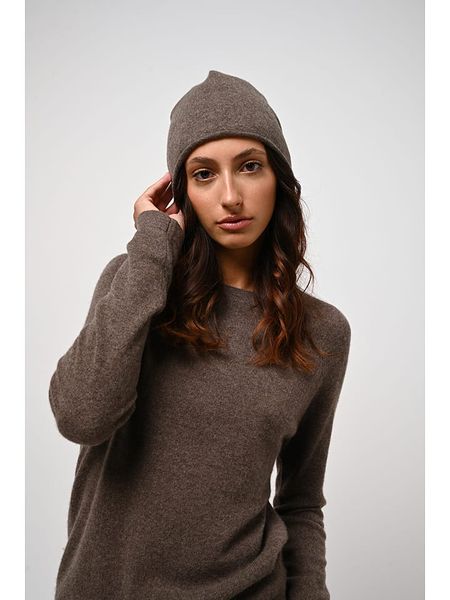 AUTHENTIC CASHMERE Kaszmirowy sweter "Ecrin" w kolorze brązowym rozmiar: XXL. Brązowe swetry AUTHENTIC CASHMERE, xxl, bez wzorów, z kaszmiru, bez ramiączek. Za 327.87 zł.
