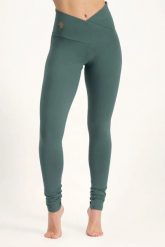 Damskie legginsy z wysokim stanem Urban Goddess Sati. Szare legginsy URBAN GODDESS, s, bez wzorów, z bawełny, z podwyższonym stanem, długie. Za 325.50 zł.