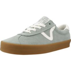 Kapcie VANS SPORT LOW Zielony. Zielone obuwie domowe Vans, bez wzorów, z tkaniny, bez zapięcia. Za 291.99 zł.