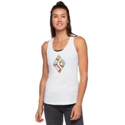 Koszulka bez rękawów Damska Black Diamond Rainbow Diamond Tank. Białe koszulki sportowe Black Diamond, bez wzorów, bez ramiączek. Za 205.00 zł.