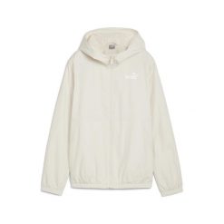 Damska wiatrówka Essentials Solid PUMA Alpine Snow White. Białe kurtki sportowe Puma, s, bez wzorów, bez kaptura, do biegania. Za 154.99 zł.